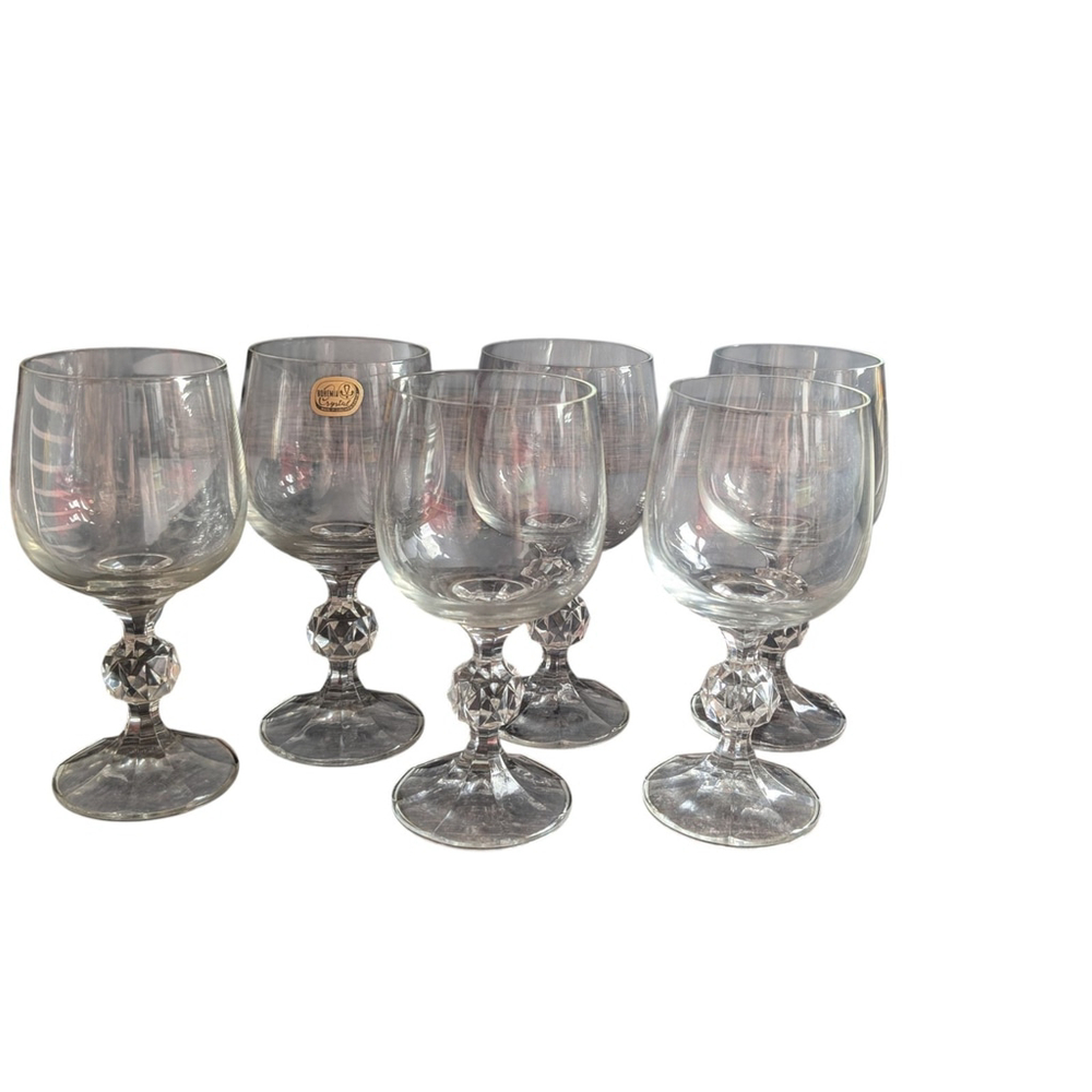 Bohemia Crystal Glasses Set Of 6